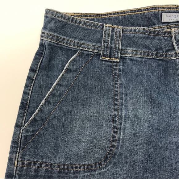 Halogen Denim Shorts - Picture 4 of 8